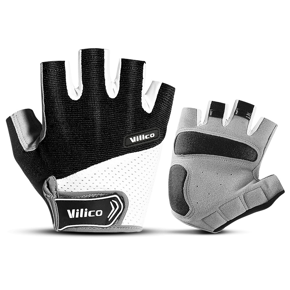 Mountain Biking Gloves Mens - Luvas de Ciclismo Meio Dedo Antichoque