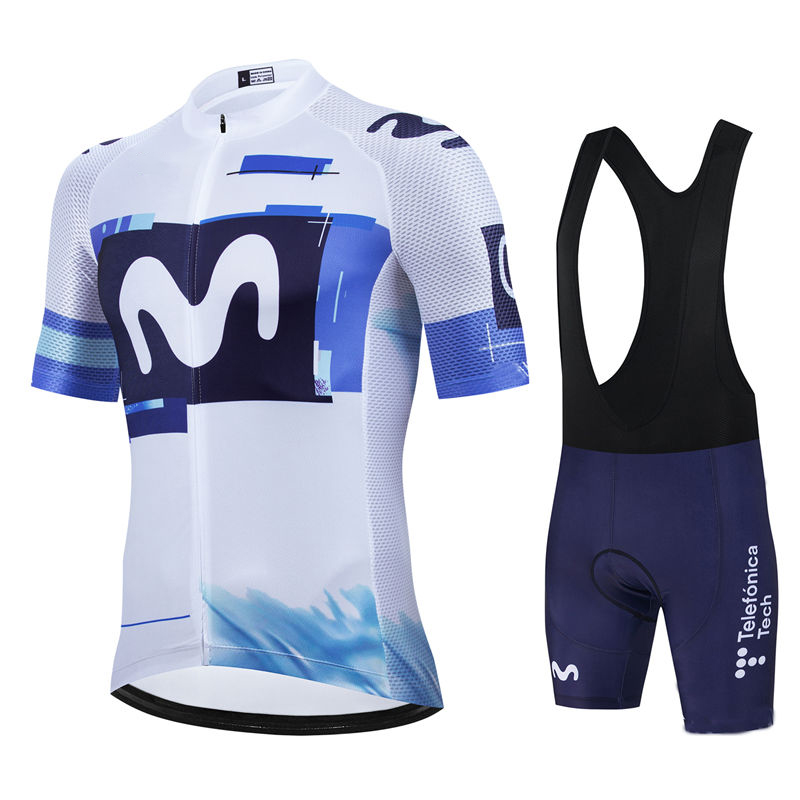 Mountain Biking Underwear - Movistar pro equipe verão camisa de