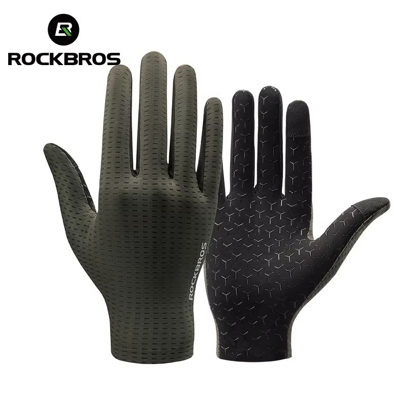 Mountain Biking Gloves Mens - Rockbros luvas de ciclismo das mulheres