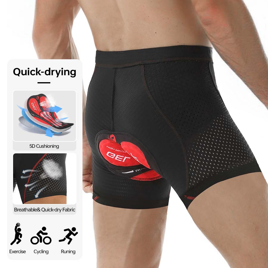 Mountain Biking Underwear - X-TIGER calções de roupa interior de
