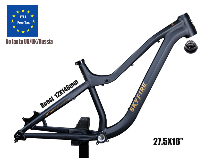 Mountain Biking In The Uk - Quadro de Bicicleta em Alumínio para