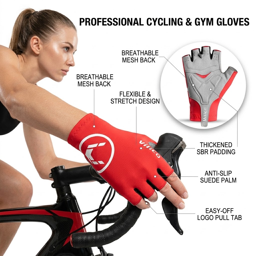 Mountain Biking Gloves Mens - Luvas de Ciclismo Masculinas e Femininas,