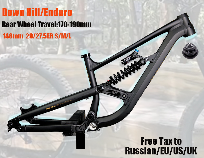 Bicicleta de Enduro com Quadro - Mountain Biking In The Uk avaliação e preço
