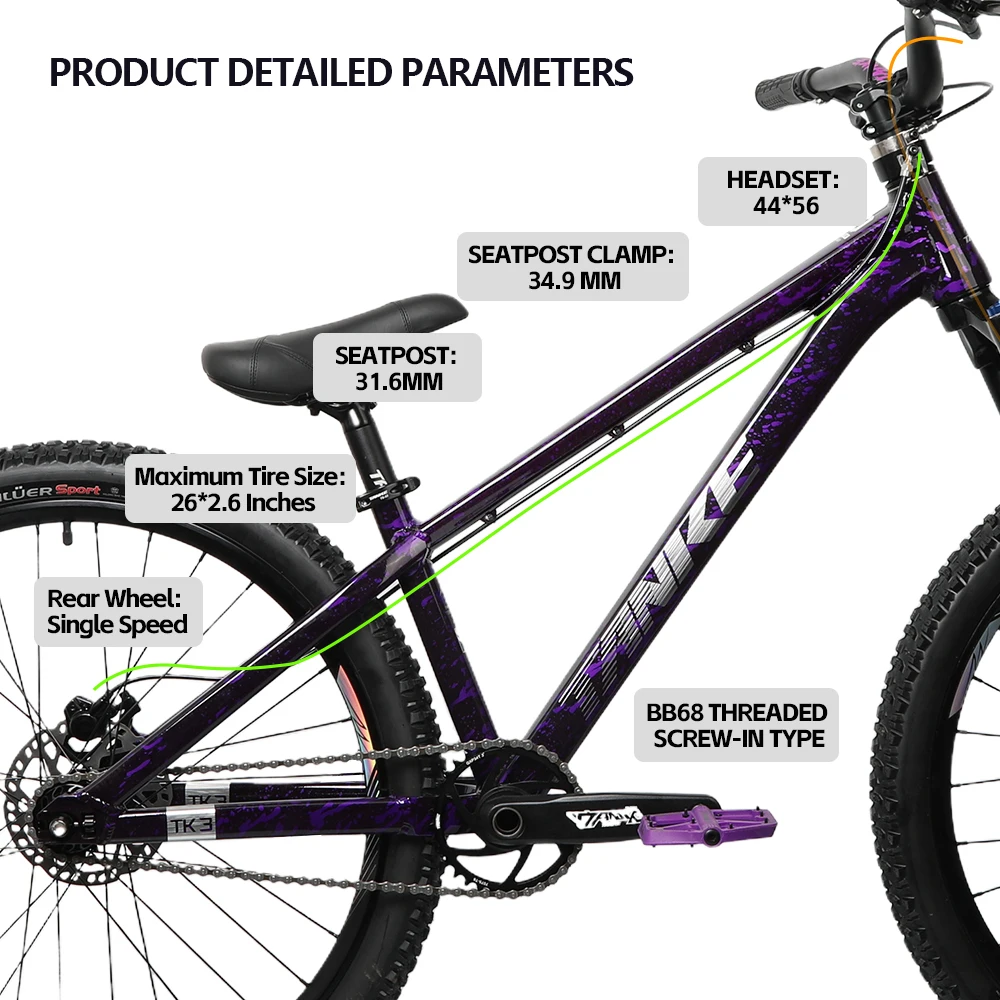 Quadro de Bicicleta de Montanh - Mountain Biking Jumps avaliação e preço