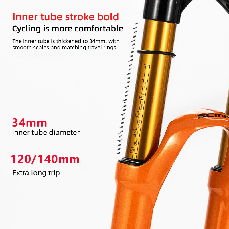 Suspensão a Ar SEMYT 140mm par - Mountain Biking Jumps avaliação e preço