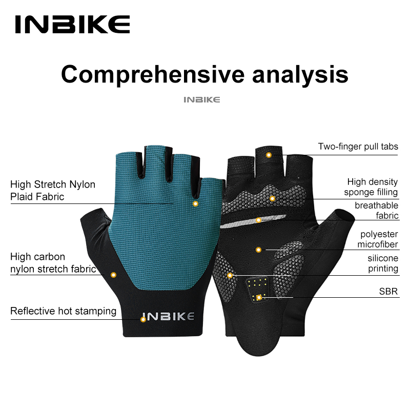Inbike luvas de ciclismo verão - Mountain Biking Gloves Mens avaliação e preço