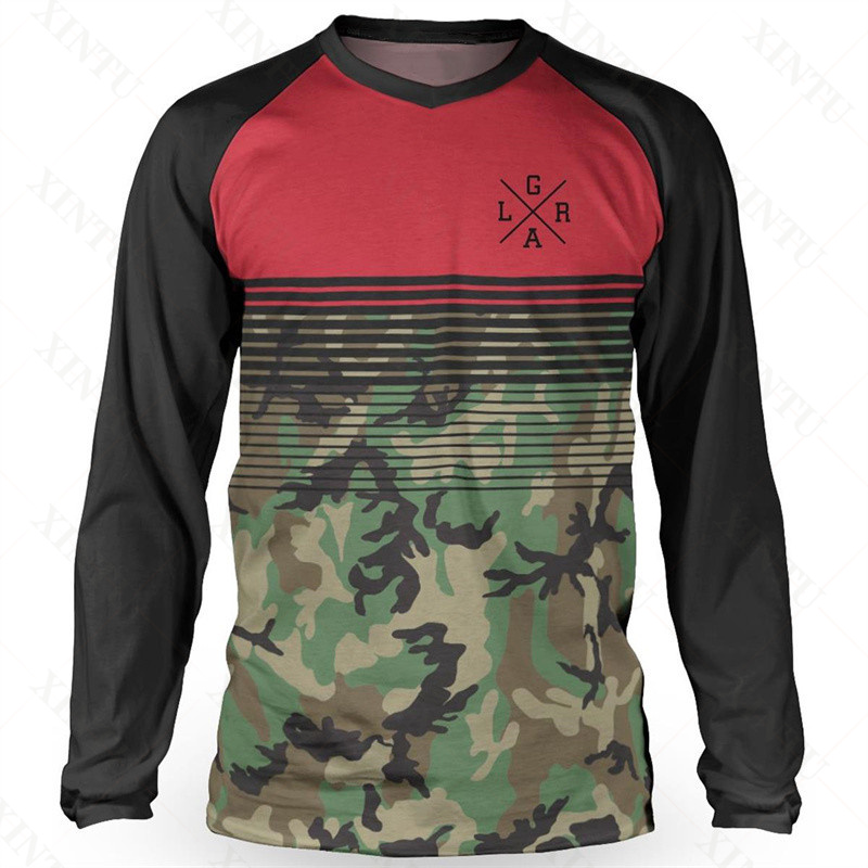 Camisa masculina solta piloto  - Mountain Biking Jersey avaliação e preço