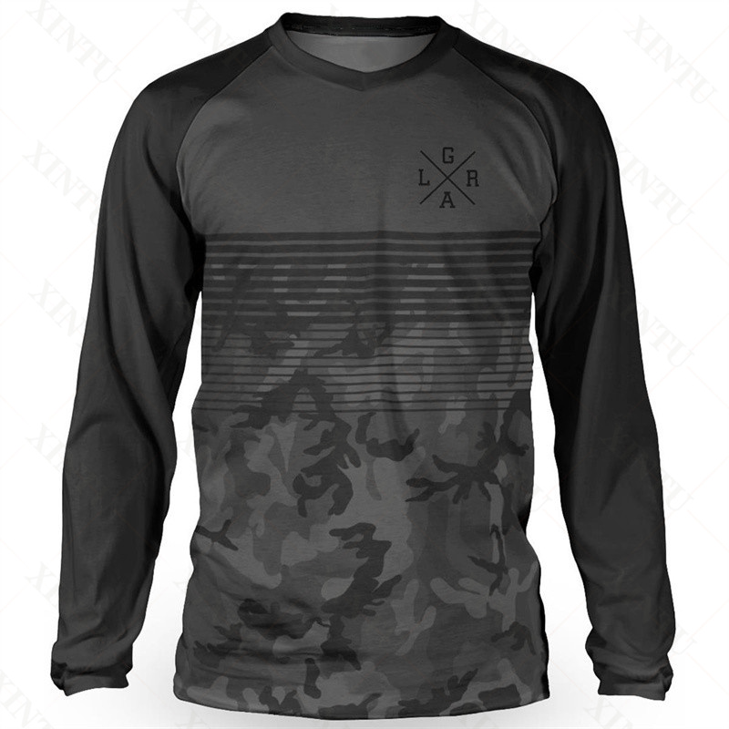 Camisa masculina solta piloto  - Mountain Biking Jersey avaliação e preço