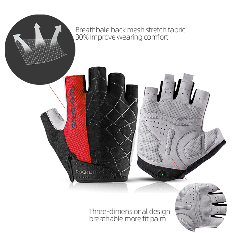 Rockbros luvas de ciclismo mei - Mountain Biking Gloves Mens avaliação e preço